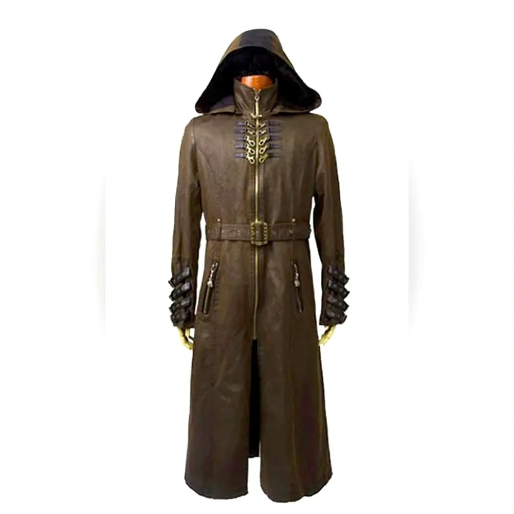 Punk Rave Hooded Long Coat - Picture 1 of 9